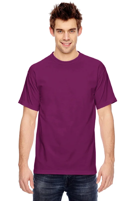 Men’s short-sleeve prime tops-Comfort Colors Mens Short Sleeve Crewneck T-Shirt - Boysenberry - Closeout