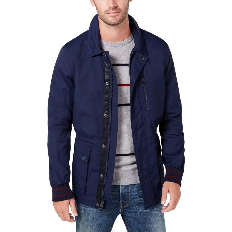 men's jackets for everyday wear-Tommy Hilfiger Mens Tucker Winter Jacket, Blue, XX-Large