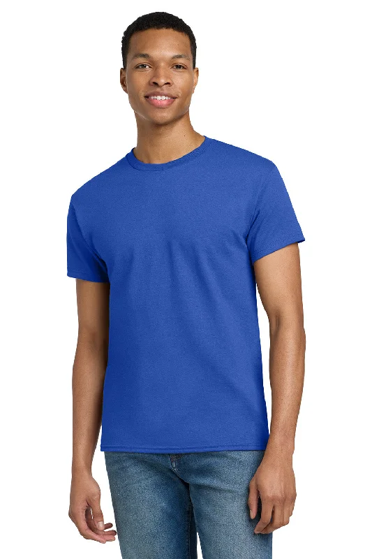 Men’s short-sleeve clod tees-Gildan Mens Ultra Short Sleeve Crewneck T-Shirt - Royal Blue