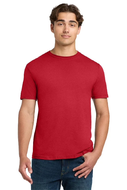 Men’s short-sleeve unlined tops-Gildan Mens Softstyle Short Sleeve Crewneck T-Shirt - Red