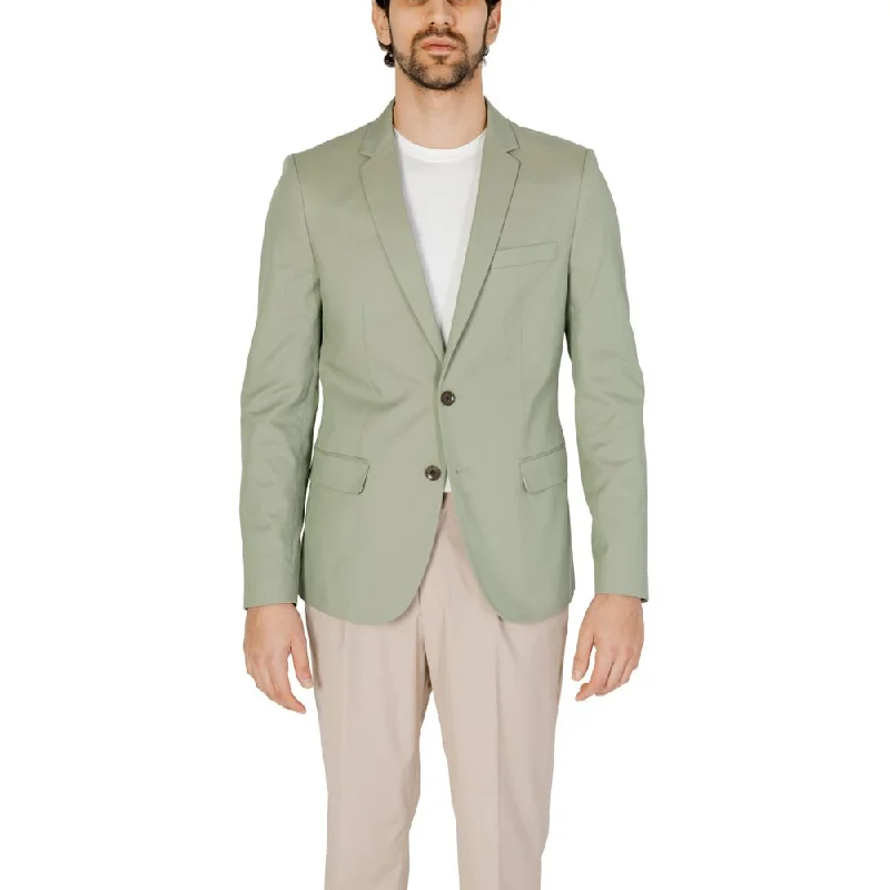 men's jackets with oversized pockets-Antony Morato  Cotton Men's Suit