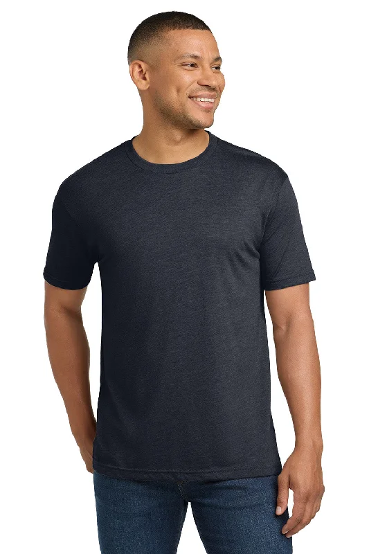 Men’s short-sleeve grit shirts-Next Level Mens Jersey Short Sleeve Crewneck T-Shirt - Vintage Navy Blue