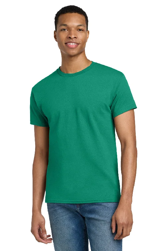 Men’s short-sleeve fawn tops-Gildan Mens Ultra Short Sleeve Crewneck T-Shirt - Kelly Green