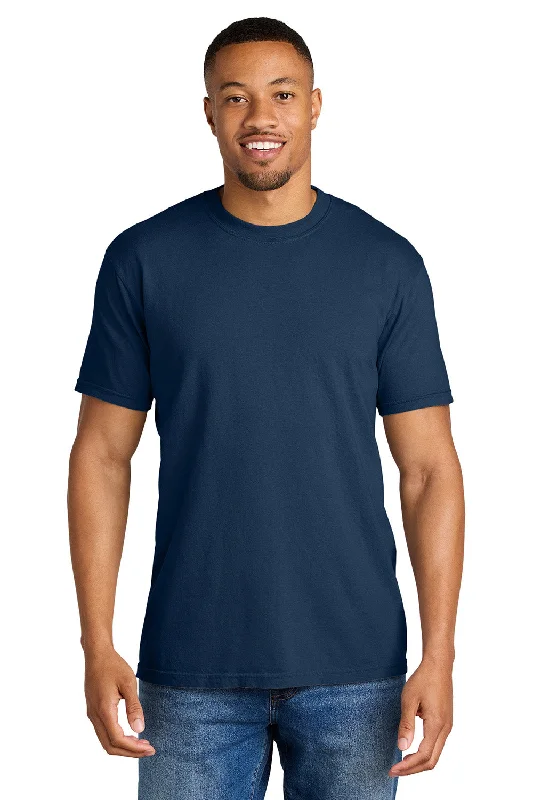 Men’s short-sleeve earthy tees-Comfort Colors Mens Short Sleeve Crewneck T-Shirt - True Navy Blue