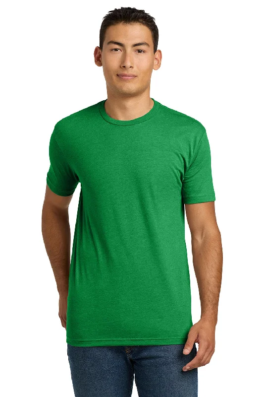 Men’s short-sleeve ultra-soft shirts-Next Level Mens CVC Jersey Short Sleeve Crewneck T-Shirt - Kelly Green