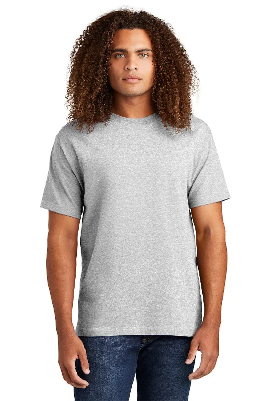 Men’s short-sleeve mesh polos-American Apparel Mens Short Sleeve Crewneck T-Shirt - Ash Grey