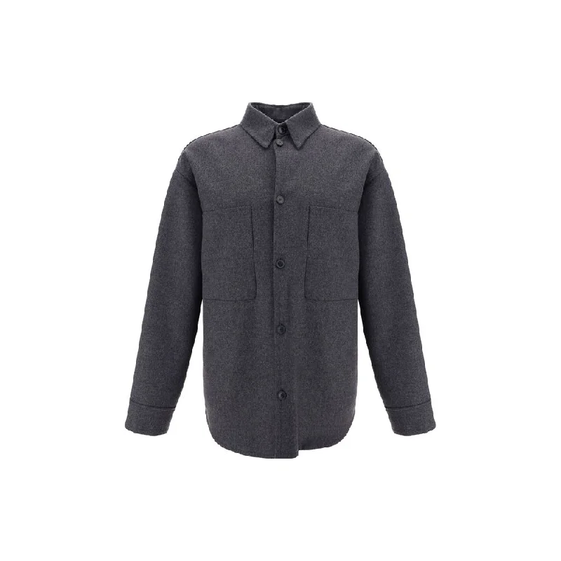 men's jackets for climbing and hiking-Valentino Pap Shirt Men's Jacket