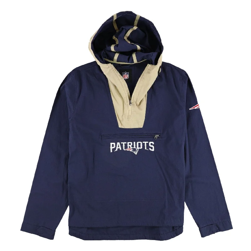 men's waterproof jackets for winter-G-III Sports Mens New England Patriots Jacket, Blue, Large