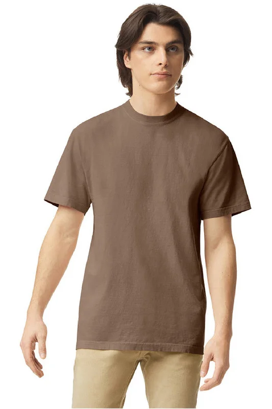 Men’s short-sleeve muted tees-Comfort Colors Mens Short Sleeve Crewneck T-Shirt - Espresso Brown