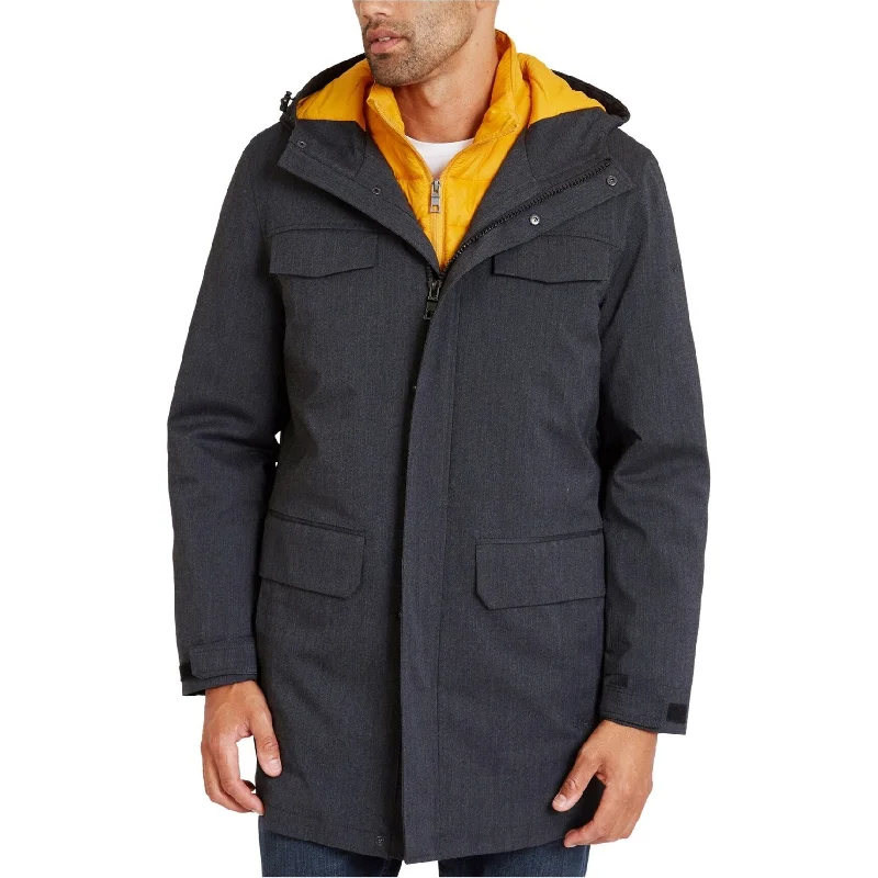 men's jackets with sporty cut-Nautica Mens 3-In-1 Jacket