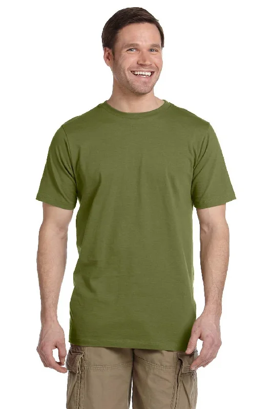 Men’s short-sleeve etch shirts-Econscious Mens Short Sleeve Crewneck T-Shirt - Loden - Closeout