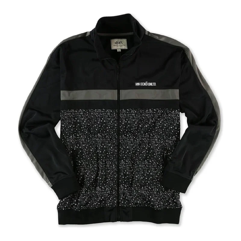 men's winter jackets with cozy lining-Ecko Unltd. Mens Poly Tricot Track Jacket