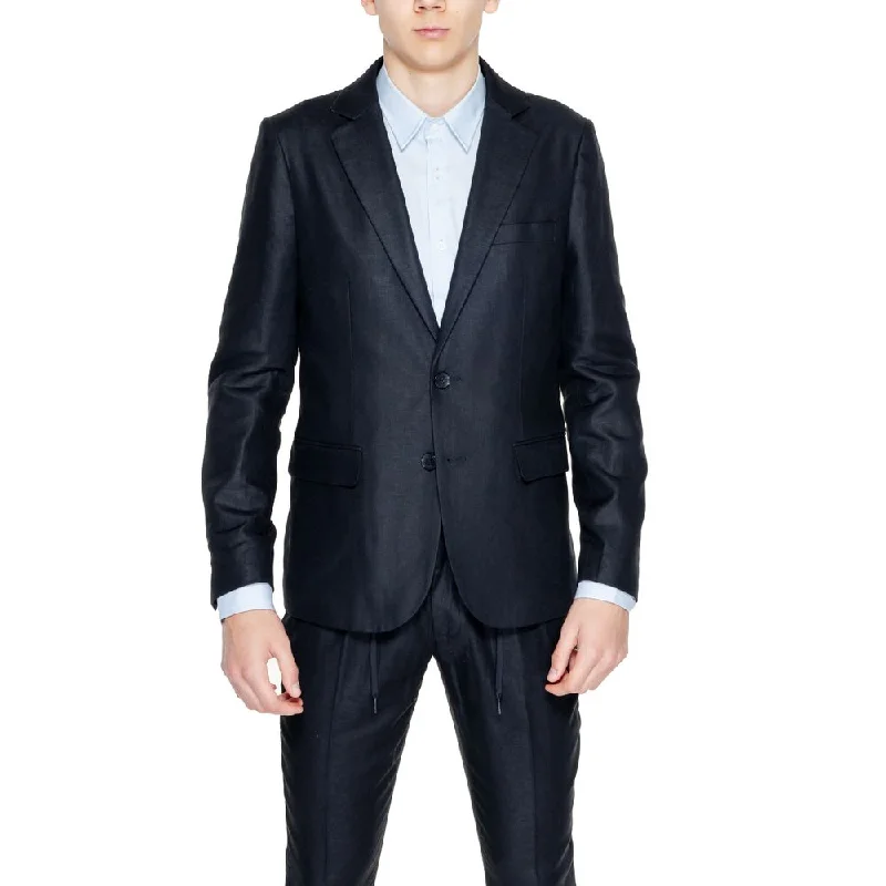 men's windproof rain jackets-Antony Morato  Linen Men's Suit