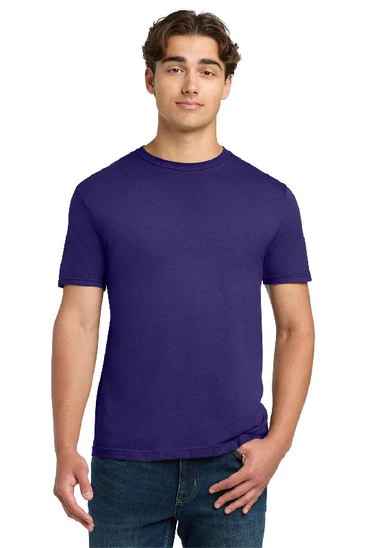 Men’s short-sleeve x-ray shirts-Gildan Mens Softstyle Short Sleeve Crewneck T-Shirt - Purple