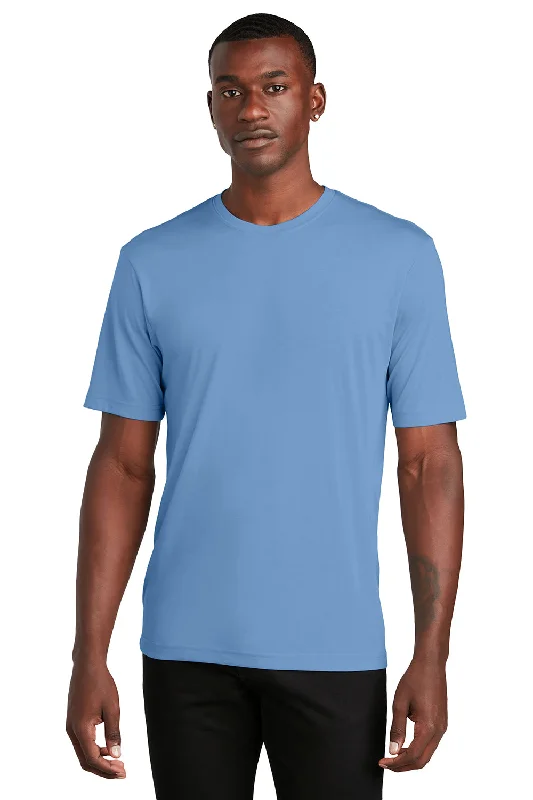 Men’s short-sleeve slate tops-Sport-Tek Mens Competitor Moisture Wicking Short Sleeve Crewneck T-Shirt - Carolina Blue