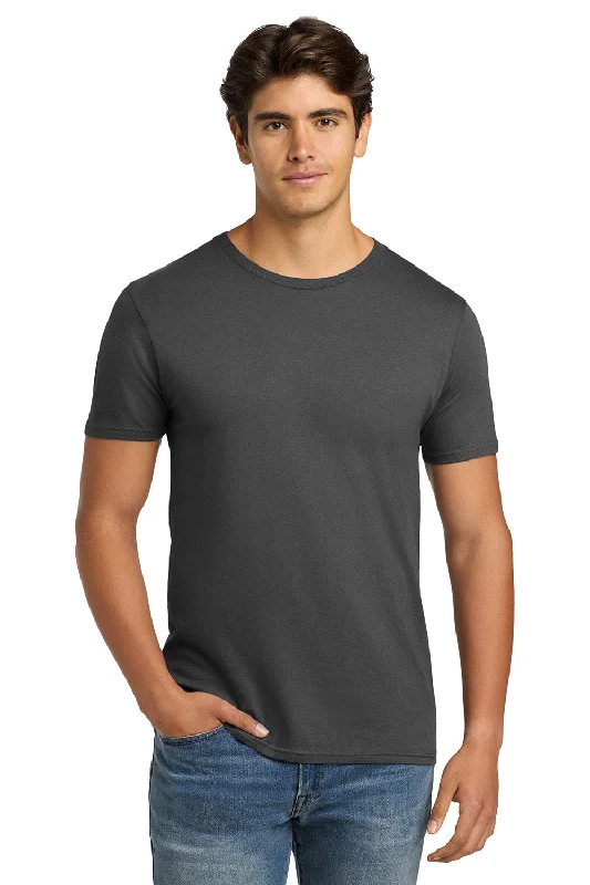 Men’s short-sleeve yowl tees-Hanes Mens Nano-T Short Sleeve Crewneck T-Shirt - Smoke Grey