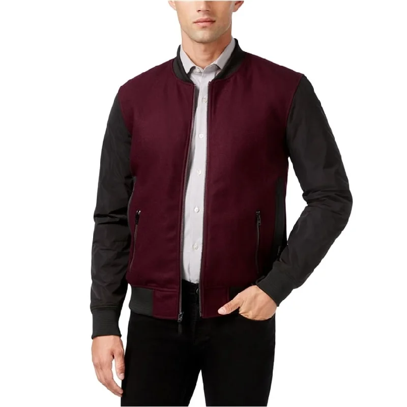 men's jackets for mountain climbing-William Rast Mens Lorenzo Bomber Jacket