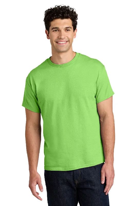 Men’s short-sleeve jolt shirts-Gildan Mens Short Sleeve Crewneck T-Shirt - Lime Green