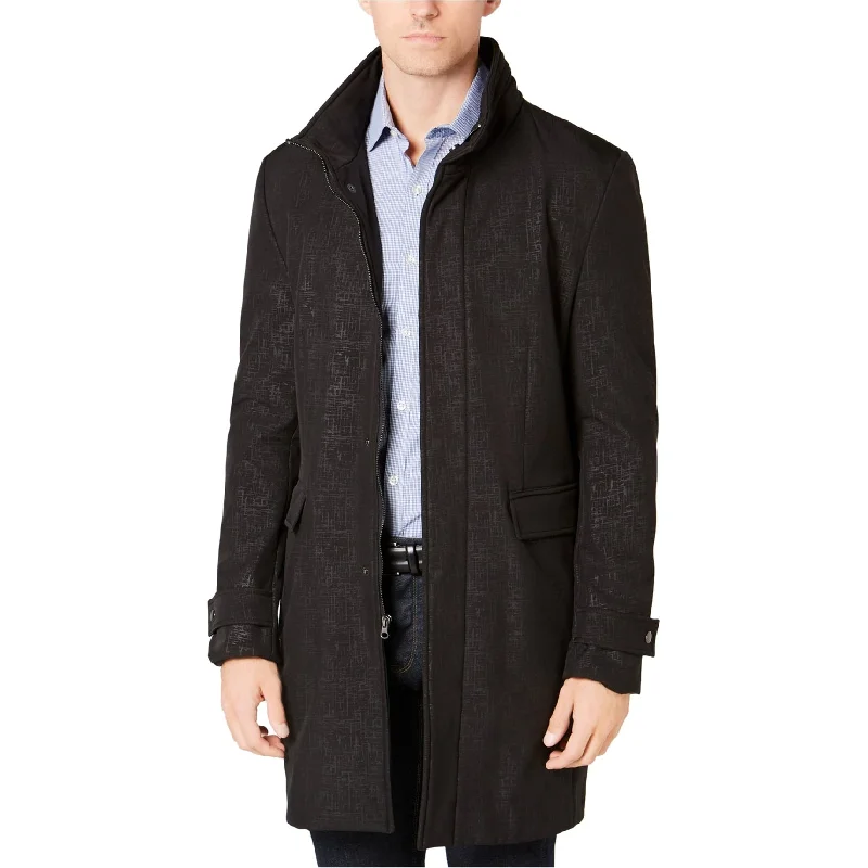 men's jackets with wind-resistant finish-Dkny Mens Dorian Raincoat