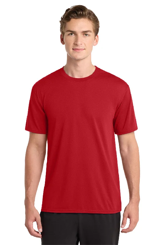 Men’s short-sleeve pulse tees-Gildan Mens Performance Jersey Moisture Wicking Short Sleeve Crewneck T-Shirt - Red