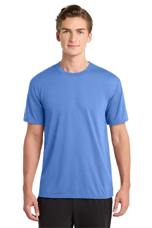 Men’s short-sleeve tide tees-Gildan Mens Performance Jersey Moisture Wicking Short Sleeve Crewneck T-Shirt - Carolina Blue