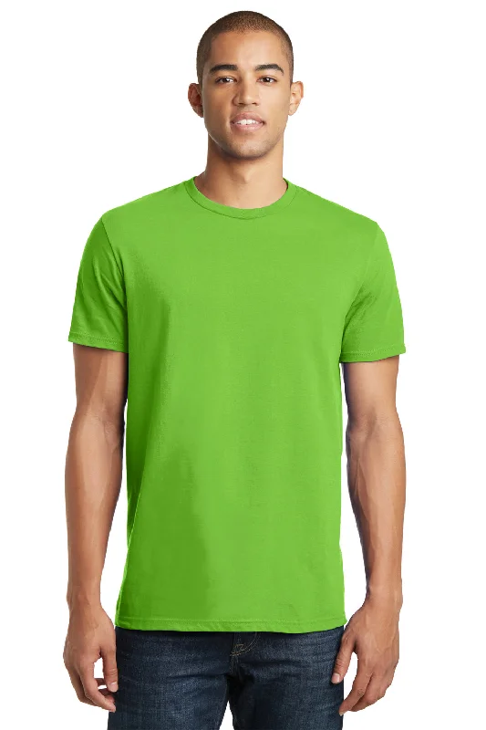 Men’s short-sleeve oust tees-District Mens The Concert Short Sleeve Crewneck T-Shirt - Neon Green