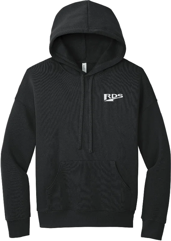 mens hoodie with casual zip-up-Bella+Canvas Sponge Fleece Pullover DTM Hoodie