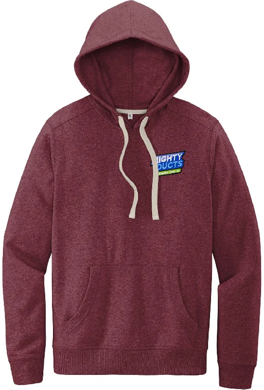 mens hoodie with tailored hoodie fit-District Re-Fleece Hoodie