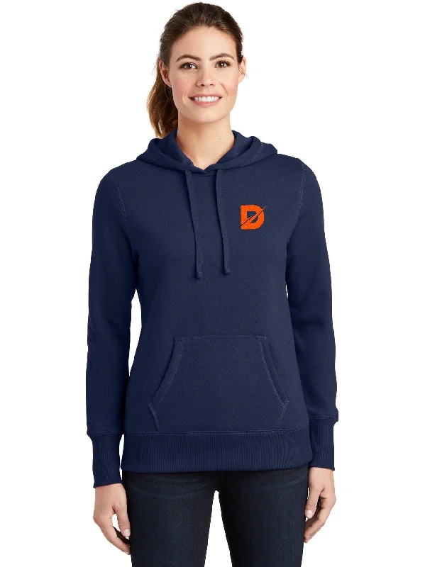 mens hoodie with oversized silhouette-Sport-Tek Ladies Pullover Hooded Sweatshirt