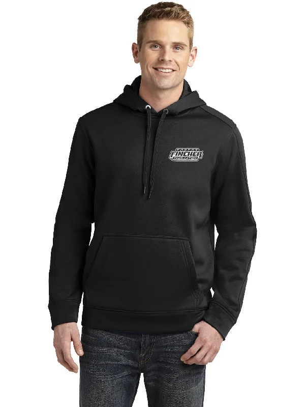 mens hoodie with sleek fit-Sport-Tek Repel Hooded Pullover