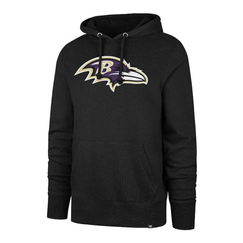 mens hoodie for trendy designs-BALTIMORE RAVENS IMPRINT '47 HEADLINE HOOD