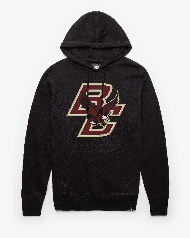 mens hoodie with casual zip design-BOSTON COLLEGE EAGLES IMPRINT '47 HEADLINE HOOD