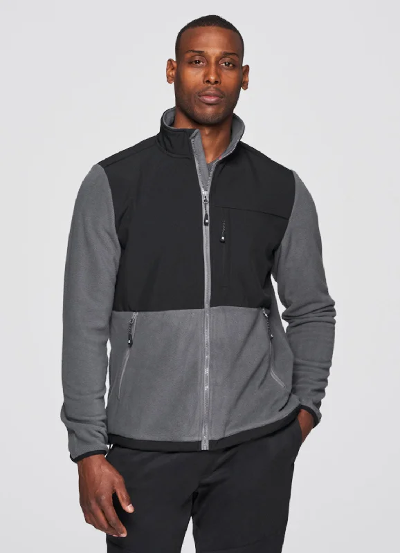 men's jackets with quilted lining-Clifden Fleece Jacket