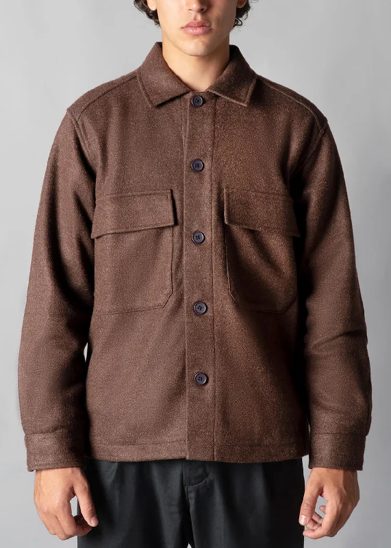 men's jacket with hidden zippers-Coffee Propaganda Jacket