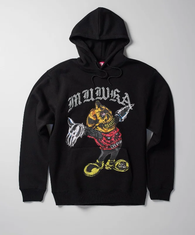 mens hoodie for versatile wear-Mishka Cyco Bootleg Hoodie - Black