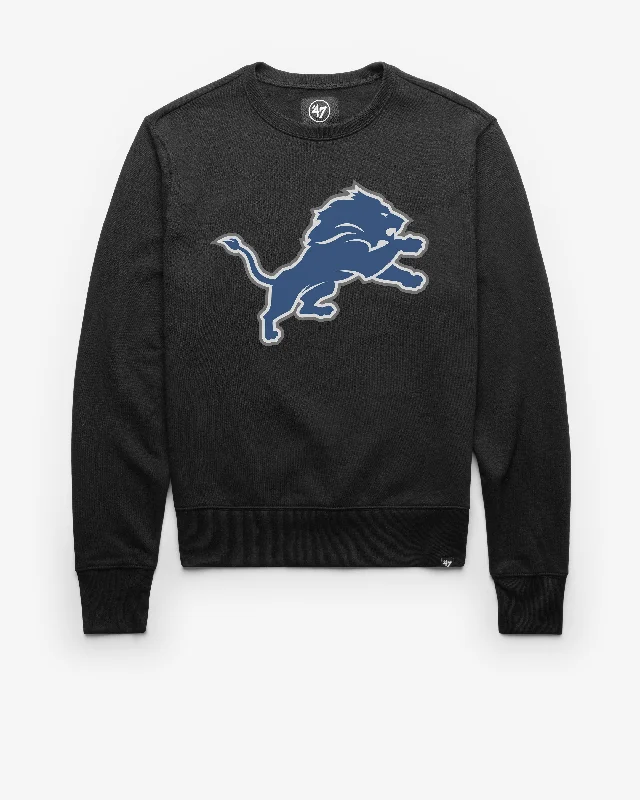 mens hoodie for active lifestyle-DETROIT LIONS IMPRINT '47 HEADLINE CREW