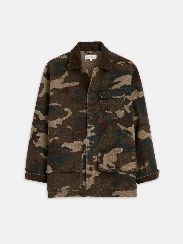 men's winter coats with high insulation-Frontier Jacket In Camo