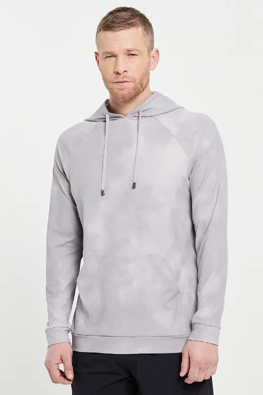 mens hoodie for walking comfort-Hicks Hoodie in Glacier Gray