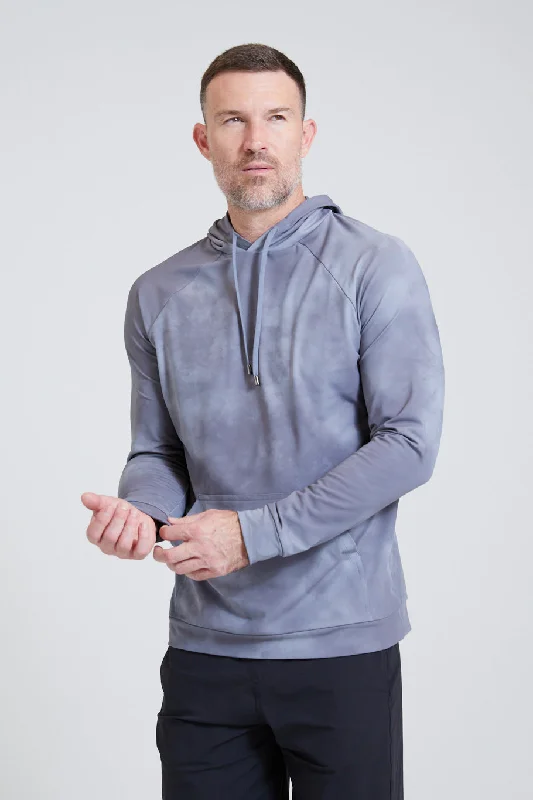 mens hoodie with zippered chest pocket-Hicks Hoodie in Shadow