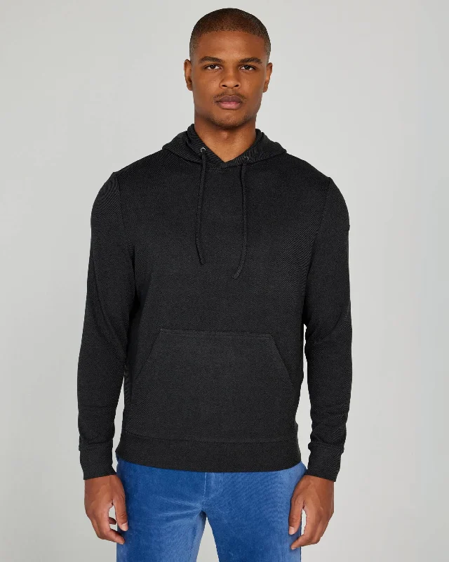 mens hoodie with oversized sleeves-Irving Hoodie in Tuxedo