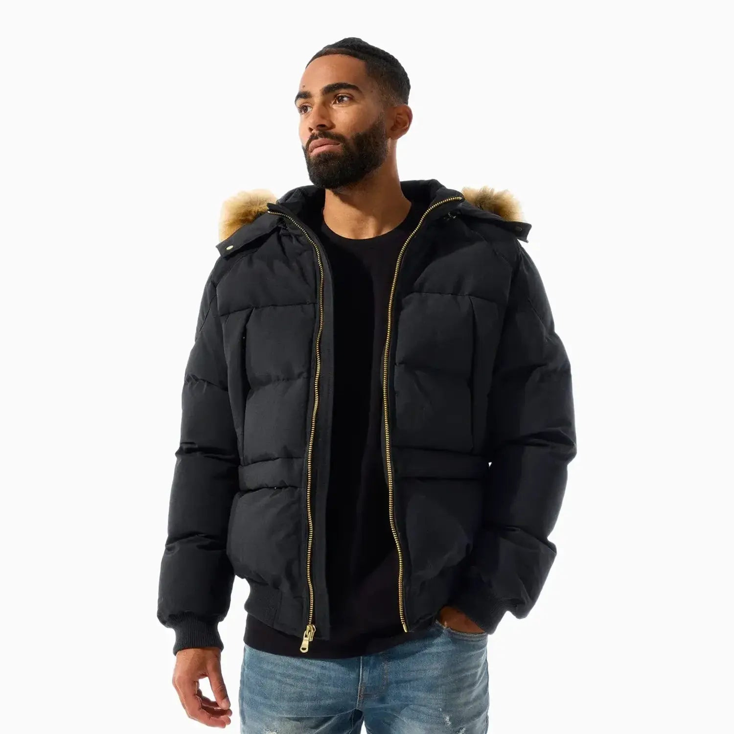 men's jackets with adjustable sleeves-Men's Cross Bay Bomber Jacket