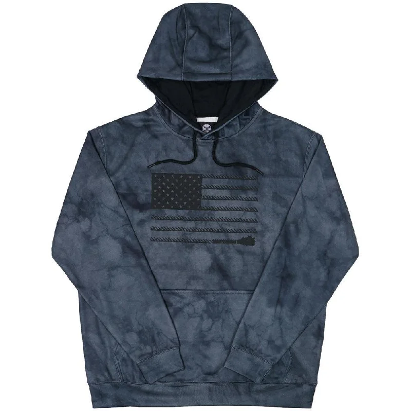 mens hoodie with oversized pockets-Liberty Roper Hoodie - Black