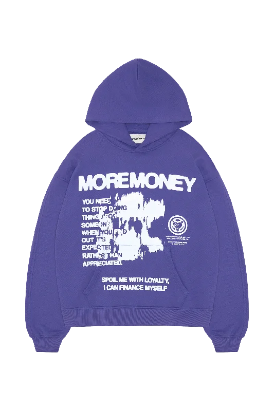 mens hoodie with cool tones-LILAC HOODIE