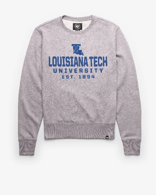 mens hoodie with high-quality cotton-LOUISIANA TECH BULLDOGS HONOR ROLL '47 HEADLINE CREW