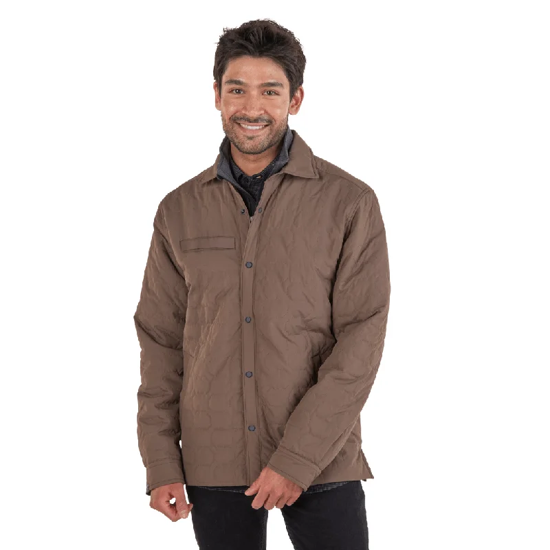 men's jackets with breathable mesh lining-Men's Artisan Shirt Jacket