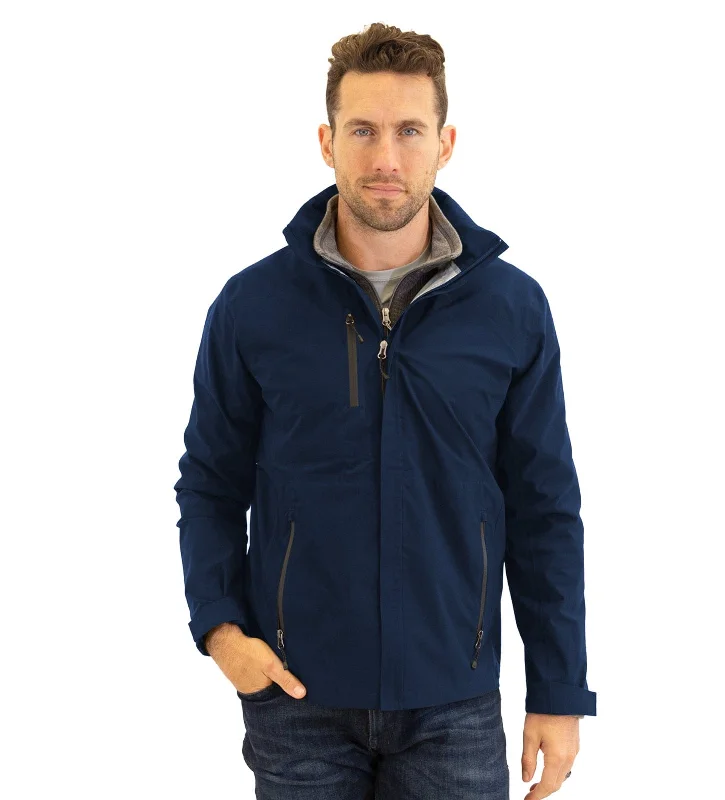 men's jackets for long hikes-Men's Explorer Rain Jacket