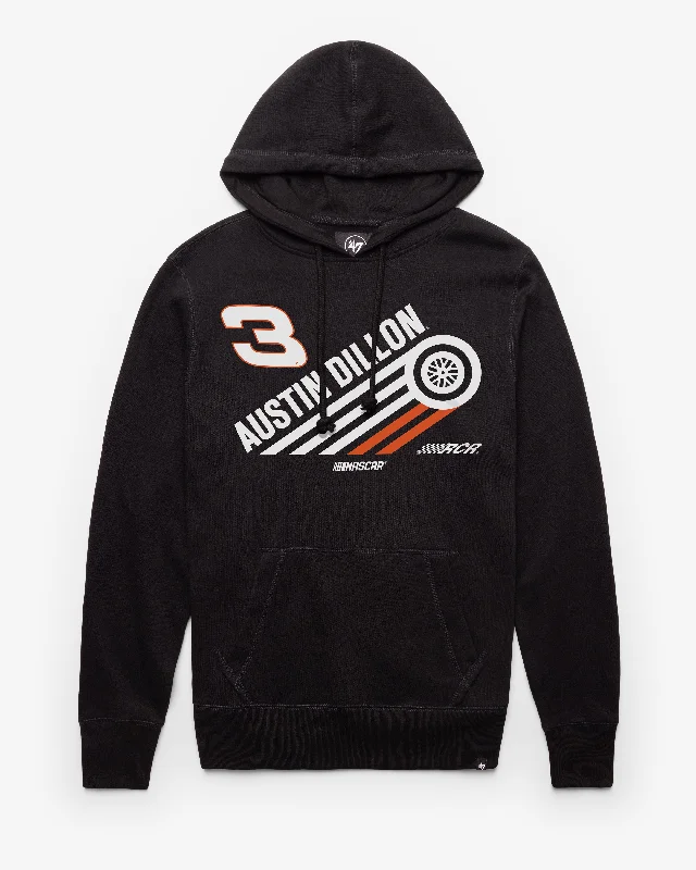 mens hoodie with durable fabric-AUSTIN DILLON RICHARD CHILDRESS RACING INCLINE '47 HEADLINE HOOD