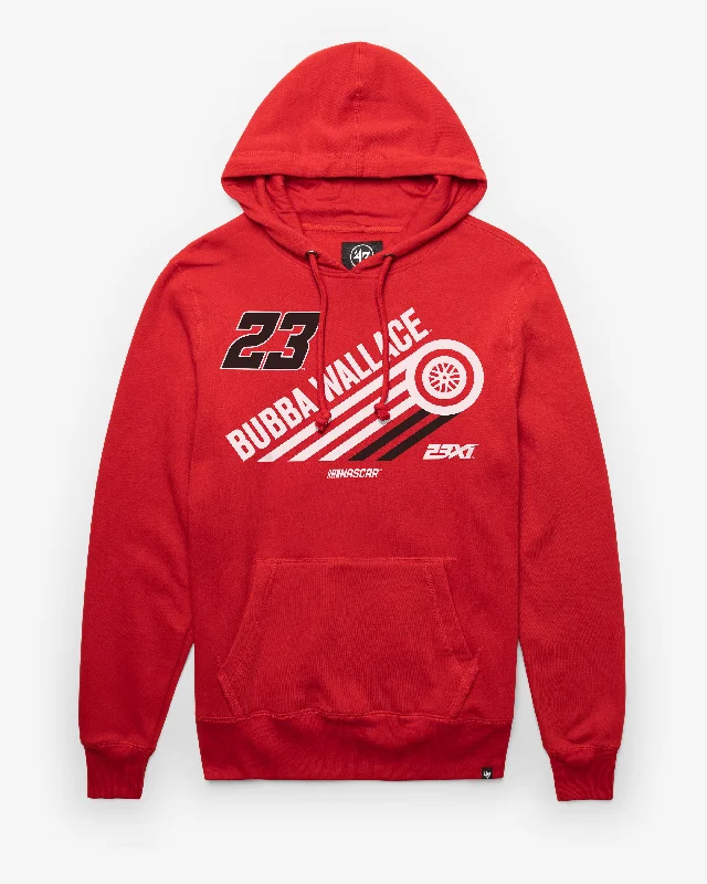 mens hoodie for outdoor style-BUBBA WALLACE 23XI RACING INCLINE '47 HEADLINE HOOD