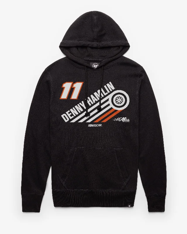 mens hoodie for cool weather layering-DENNY HAMLIN JOE GIBBS RACING INCLINE '47 HEADLINE HOOD