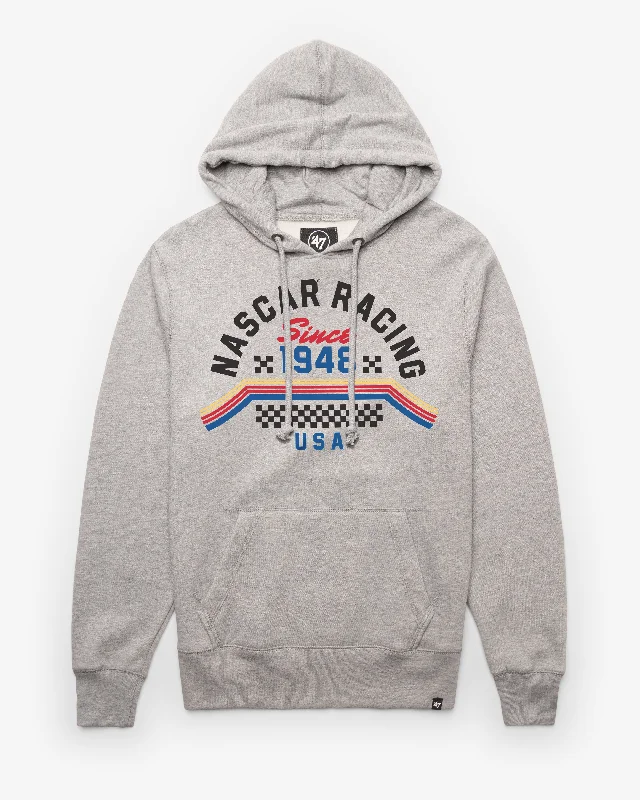 mens hoodie for the fashion-conscious man-NASCAR LOGO IMPRINT '47 HEADLINE HOOD